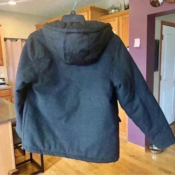 Trendy HAWK & Co Casual/Holiday/ Winter Coat/Jacket with hoodie! So cute! - Picture 4 of 16